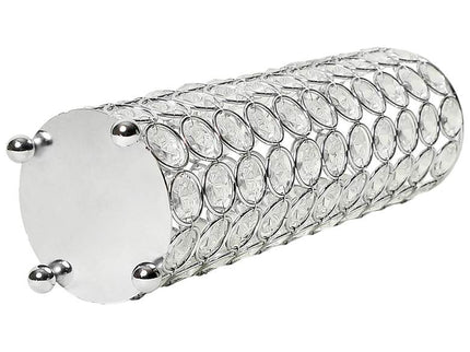 Elegant Designs Elipse 10 1/4" High Chrome Decorative Vase