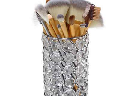 Elegant Designs Elipse 5" High Chrome Decorative Vase