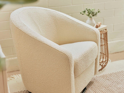 M5887WB,Babyletto,Madison Swivel Glider in Ivory Boucle
