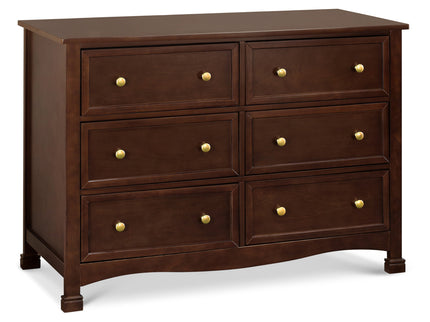 M5529Q,DaVinci,Kalani 6-Drawer Double Wide Dresser in Espresso Finish