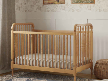 M7101HY,Namesake,Liberty 3-in-1 Convertible Spindle Crib w/Toddler Bed Conversion Kit in Honey