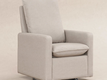 M20987PBEW,Babyletto,Cali Pillowback Swivel Glider in Performance Beach Eco-Weave