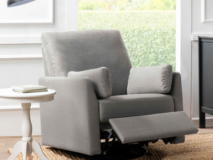 F24687PFTGRY,Carter's,Ethan Swivel Recliner in Performance Grey Linen