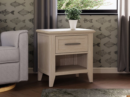 B14460SDB,Monogram by Namesake,Beckett Nightstand in Sandbar