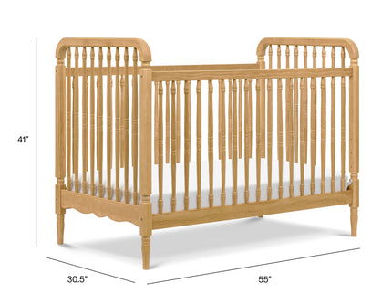M7101HY,Namesake,Liberty 3-in-1 Convertible Spindle Crib w/Toddler Bed Conversion Kit in Honey