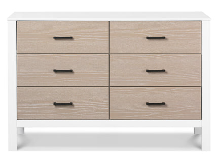 F23226WCWD,Carter's,Radley 6-Drawer Dresser in White & Coastwood