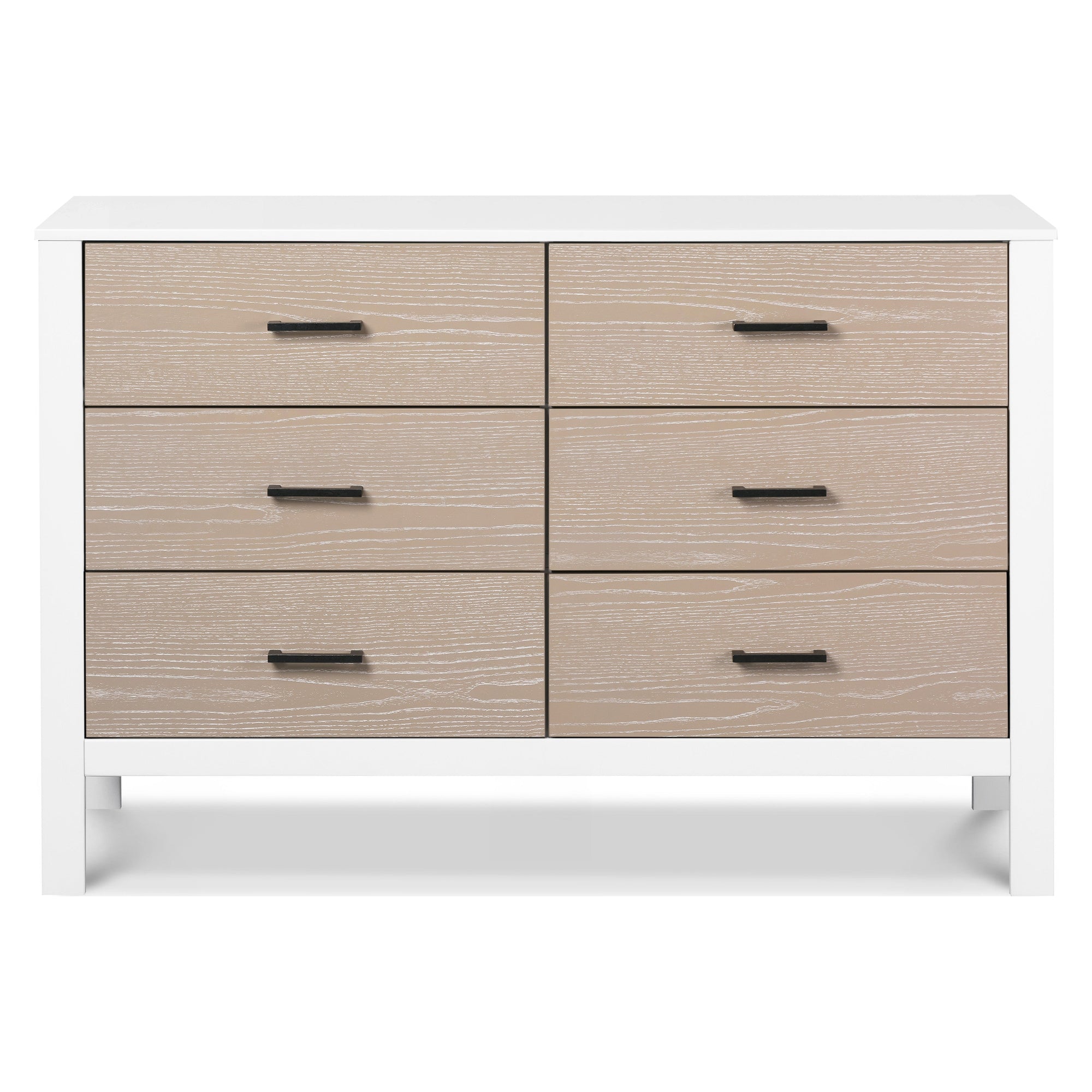 F23226WCWD,Carter's,Radley 6-Drawer Dresser in White & Coastwood