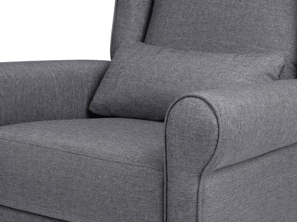 M21887SHG,DaVinci,Hayden Recliner and Swivel Glider in Shadow Grey