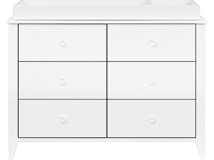 M10326W,Babyletto,Sprout 6-Drawer Double Dresser in White