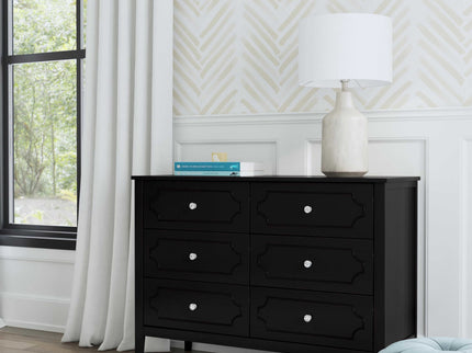 M11426E,DaVinci,Chloe Regency 6-Drawer Dresser in Ebony