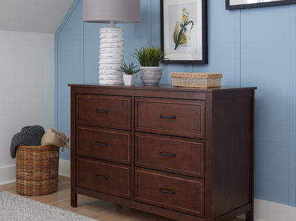 M12826Q,DaVinci,Charlie 6-Drawer Double Dresser in Espresso