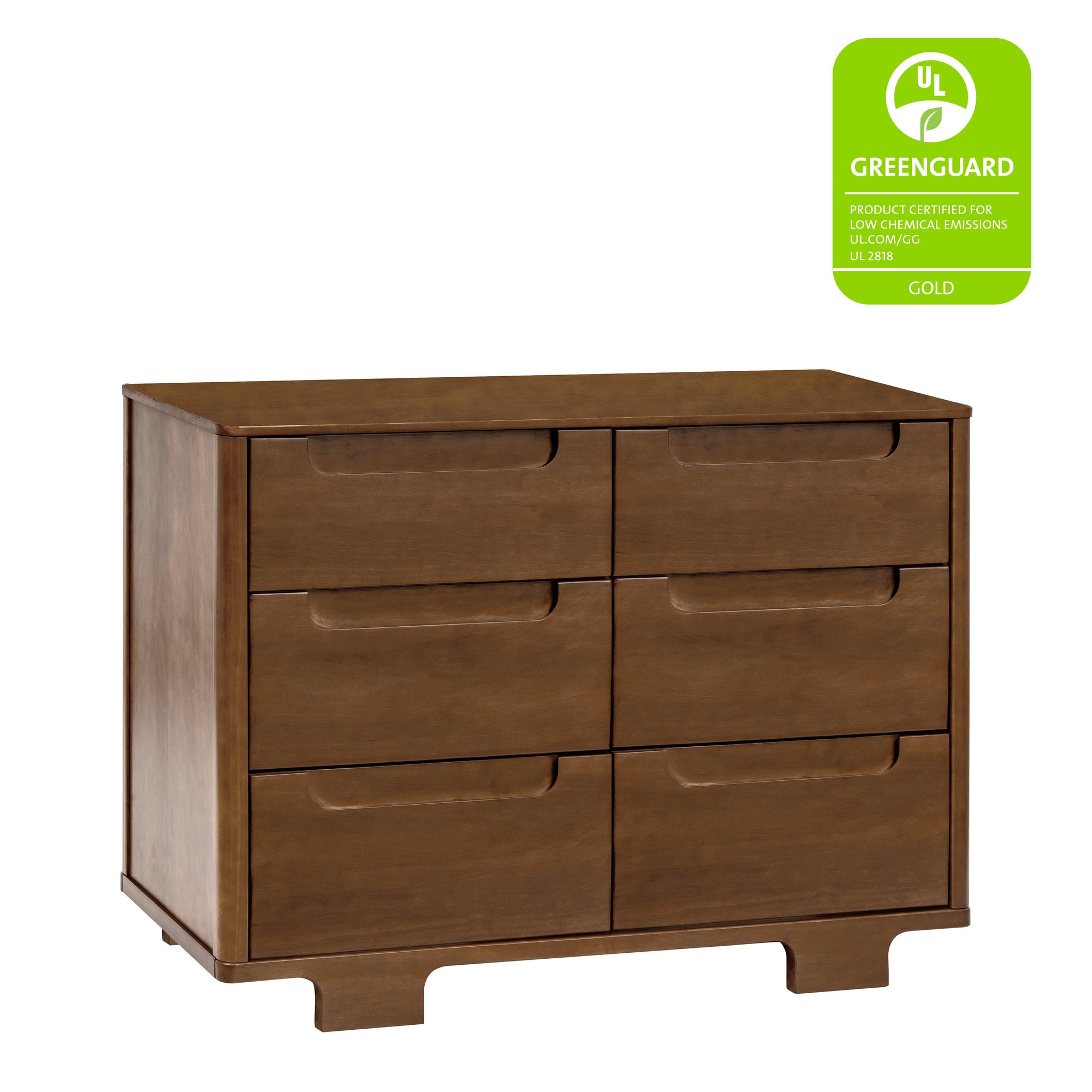 M23426NL,Babyletto,Yuzu 6-Drawer Dresser in Natural Walnut