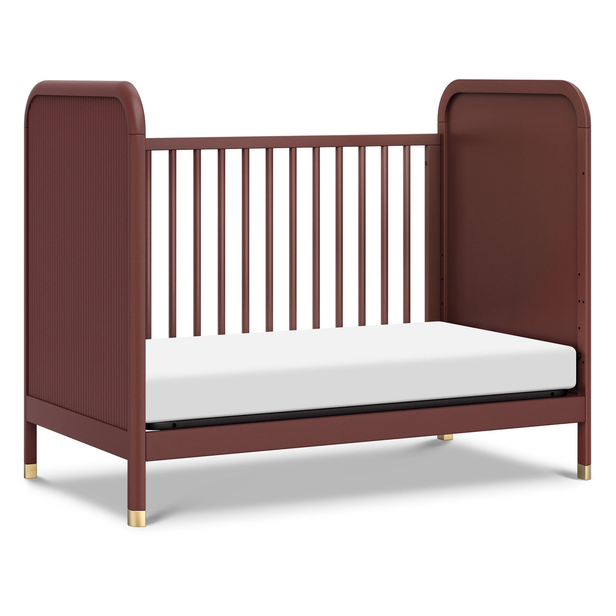 M26742CR,Namesake,Brimsley Tambour 3-in-1 Convertible Crib in Crimson