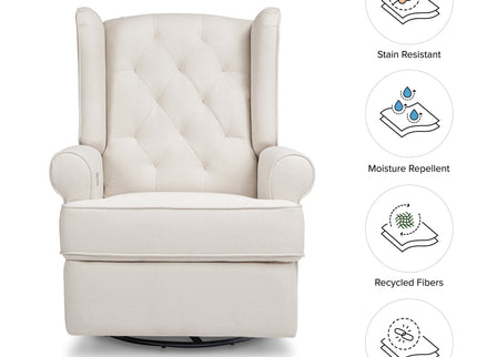 M21987PCMEW,Namesake,Harbour Power Recliner in Performance Cream Eco-Weave