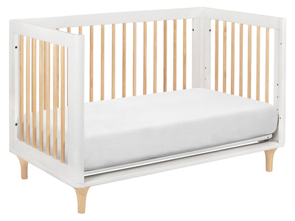 M9001WN,Babyletto,Lolly 3-in-1 Convertible Crib w/Toddler Bed Conversion Kit in White/Natural