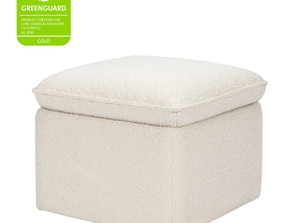 M20985WB,Babyletto,Cali Storage Ottoman in Ivory Boucle