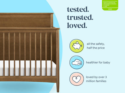 M27301L,DaVinci,Frem 4-in-1 Convertible Crib in Walnut