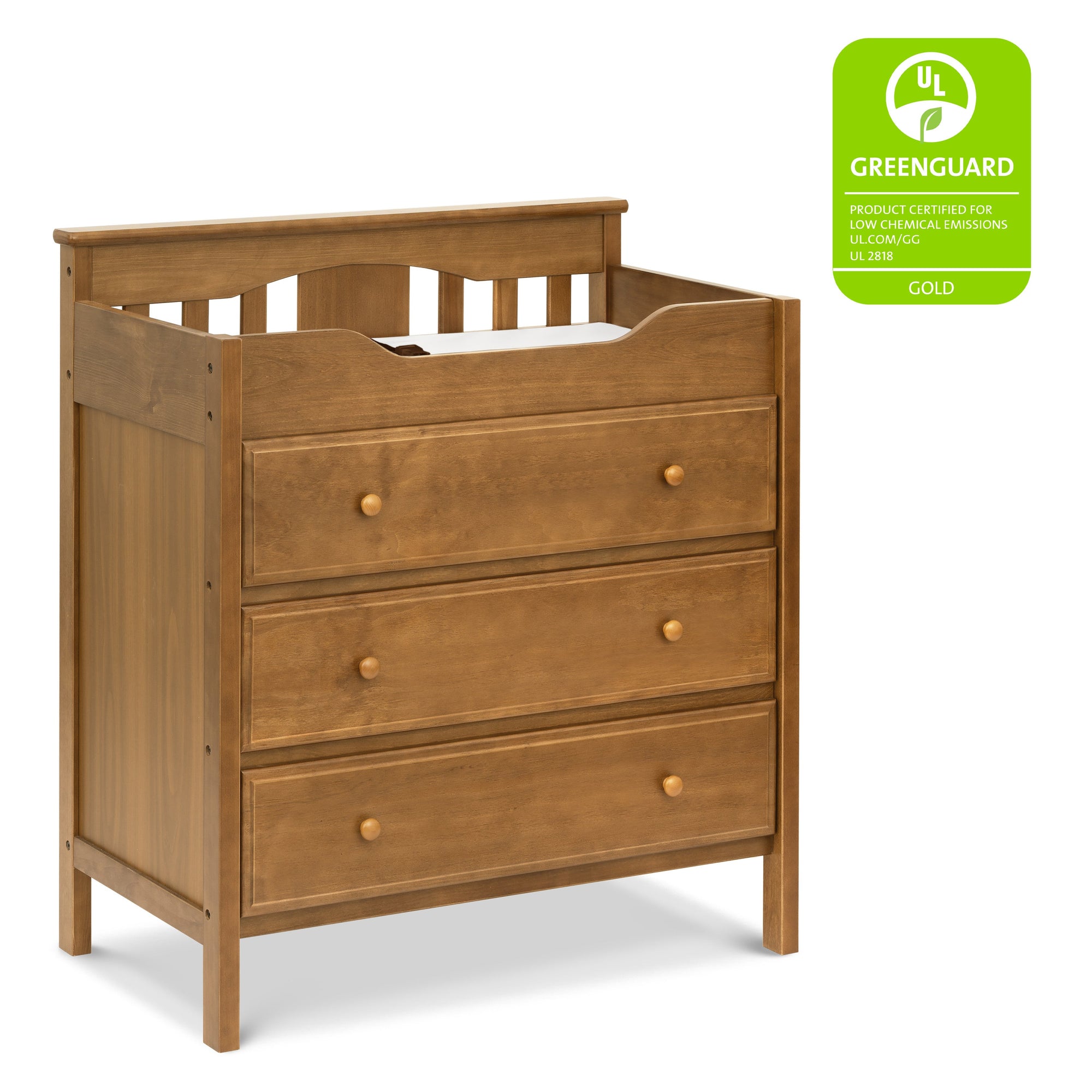 M5925CT,DaVinci,Jayden 3-Drawer Changer Dresser in Chestnut