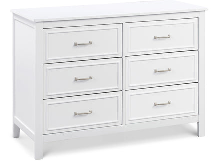 M12826W,DaVinci,Charlie 6-Drawer Double Dresser in White