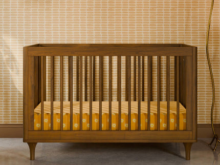 M9001NL,Babyletto,Lolly 3-in-1 Convertible Crib w/Toddler Bed Conversion in Natural Walnut