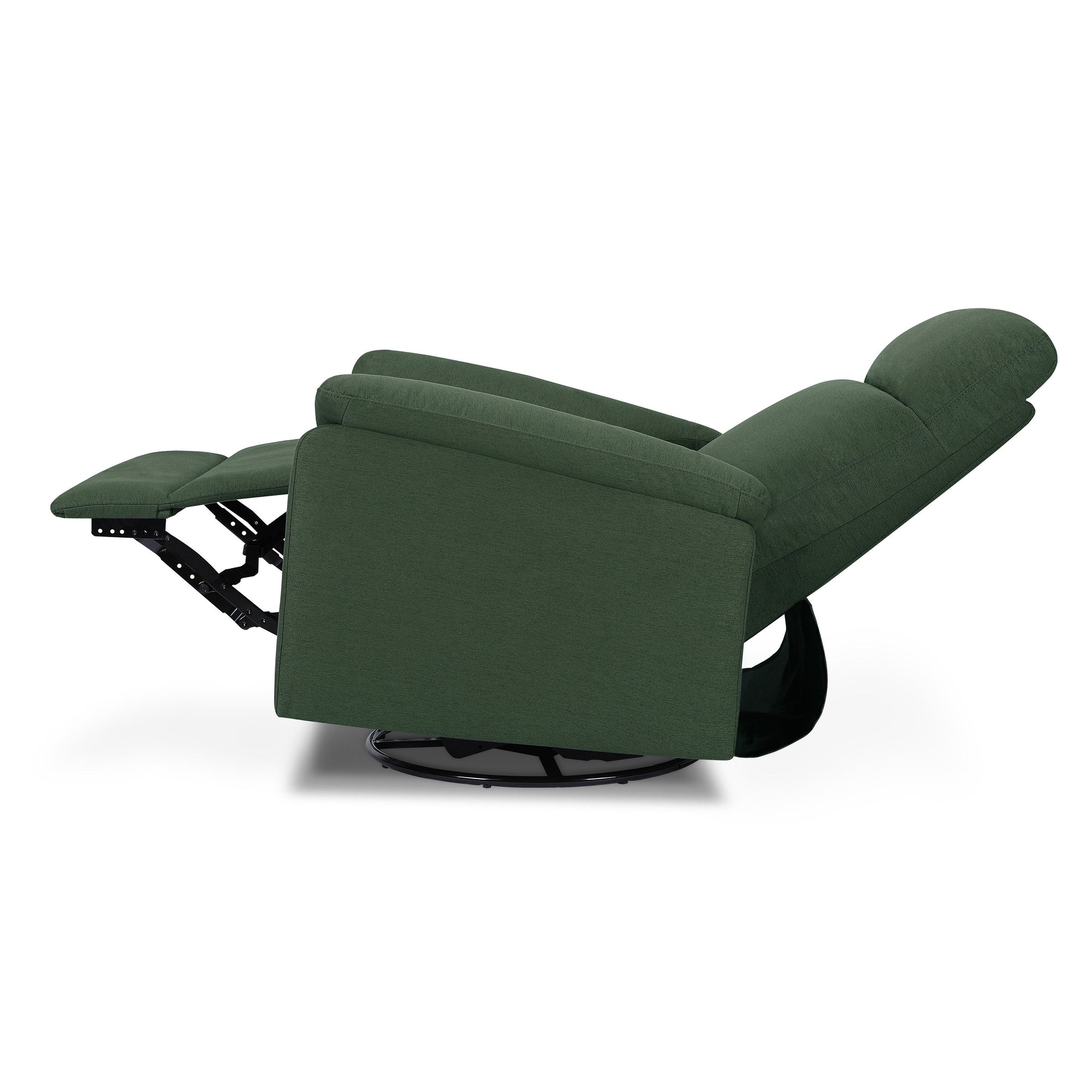 M24387PNG,DaVinci,Suzy Swivel Recliner in Pine Green