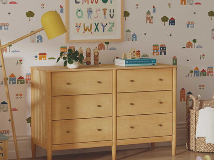 M27326HY,DaVinci,Frem 6-Drawer Dresser in Honey