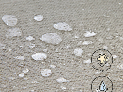 M13985PFTGRY,DaVinci,Davinci Universal Gliding Ottoman in Performance Grey Linen