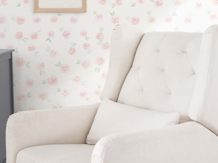 M22487PCMEW,DaVinci,Everly Recliner in Performance Cream Eco-Weave