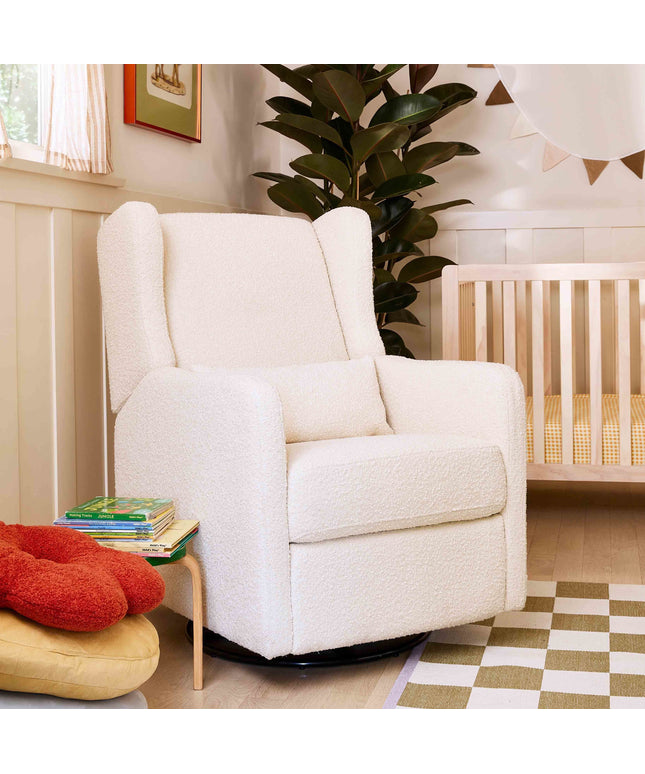 F19587WB,Carter's,Arlo Recliner and Swivel Glider in Ivory Boucle