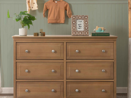 M4426HN,DaVinci,DaVinci Signature 6-Drawer Double Dresser in Hazelnut
