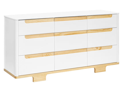 M23428WN,Babyletto,Yuzu 9-Drawer Dresser  Assembled in White/Natural