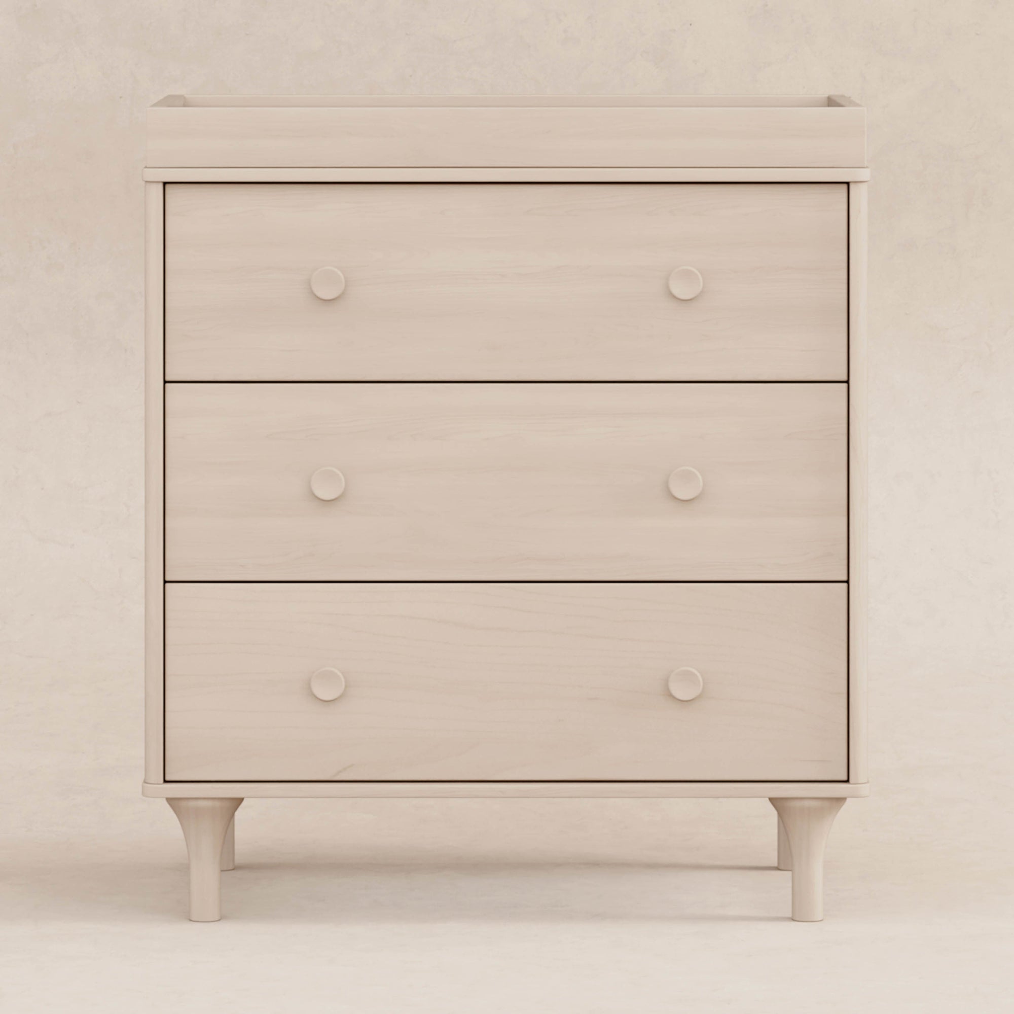 M9023NX,Babyletto,Lolly 3-Drawer Changer Dresser w/Removable Changing Tray in Washed Natural