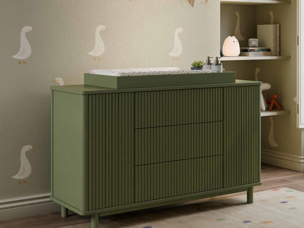 M29816OL,Babyletto,Pogo Tambour Assembled Dresser in Olive