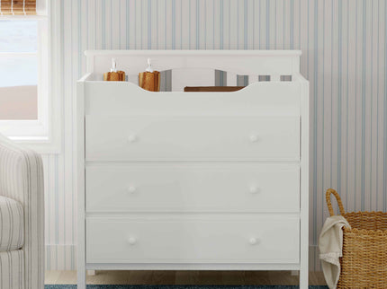 M5925W,DaVinci,Jayden 3-Drawer Changer Dresser In White Finish