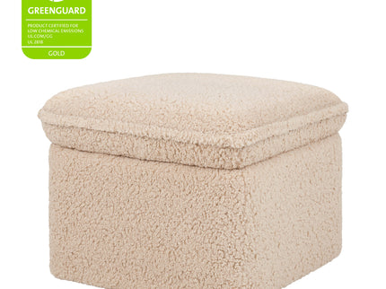 M20985CSG,Babyletto,Cali Storage Ottoman in Chai Shearling