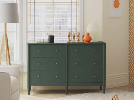 M27326FRGR,DaVinci,Frem 6-Drawer Dresser in Forest Green