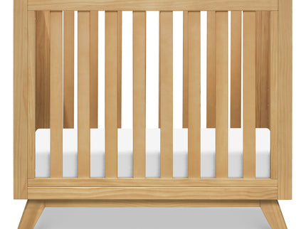 M22598HY,DaVinci,Otto 3-in-1 Convertible Mini Crib with 4 Mattress in Honey