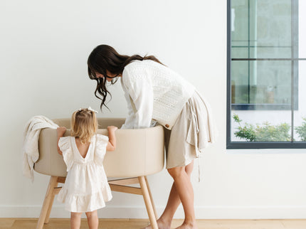 M26834GMLB,Babyletto,babyletto x GATHRE Capsule Bassinet in Millet