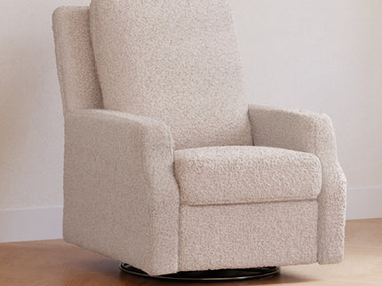 M22287EGS,Namesake,Crewe Recliner and Swivel Glider in Earl Grey Shearling