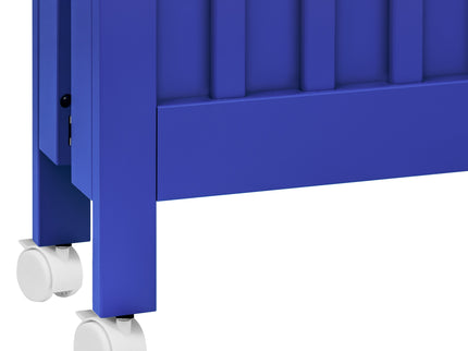 M6698CBT,Babyletto,Origami Mini Crib in Cobalt