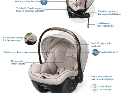 Peri™ 180° Rotating Infant Car Seat