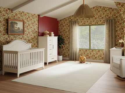 B14427RW,Monogram by Namesake,Beckett Chifforobe in Warm White