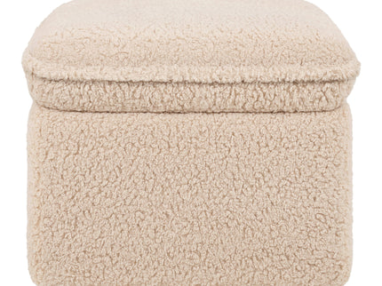 M20985CSG,Babyletto,Cali Storage Ottoman in Chai Shearling