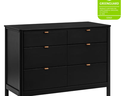 M25616B,Babyletto,Bondi 6-Drawer Assembled Dresser in Black