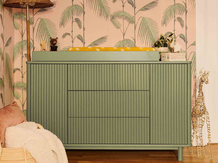 M29816OL,Babyletto,Pogo Tambour Assembled Dresser in Olive