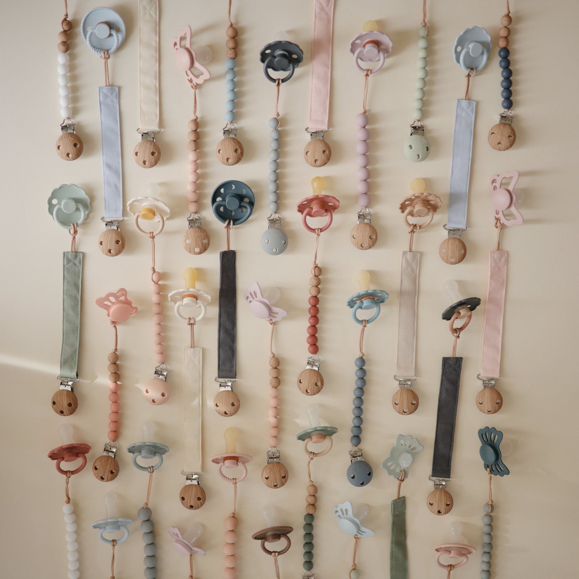 LPC-101, Linen Pacifier Clip 2-Pack | LPC-102, Linen Pacifier Clip 2-Pack | LPC-103, Linen Pacifier Clip 2-Pack | LPC-104, Linen Pacifier Clip 2-Pack
