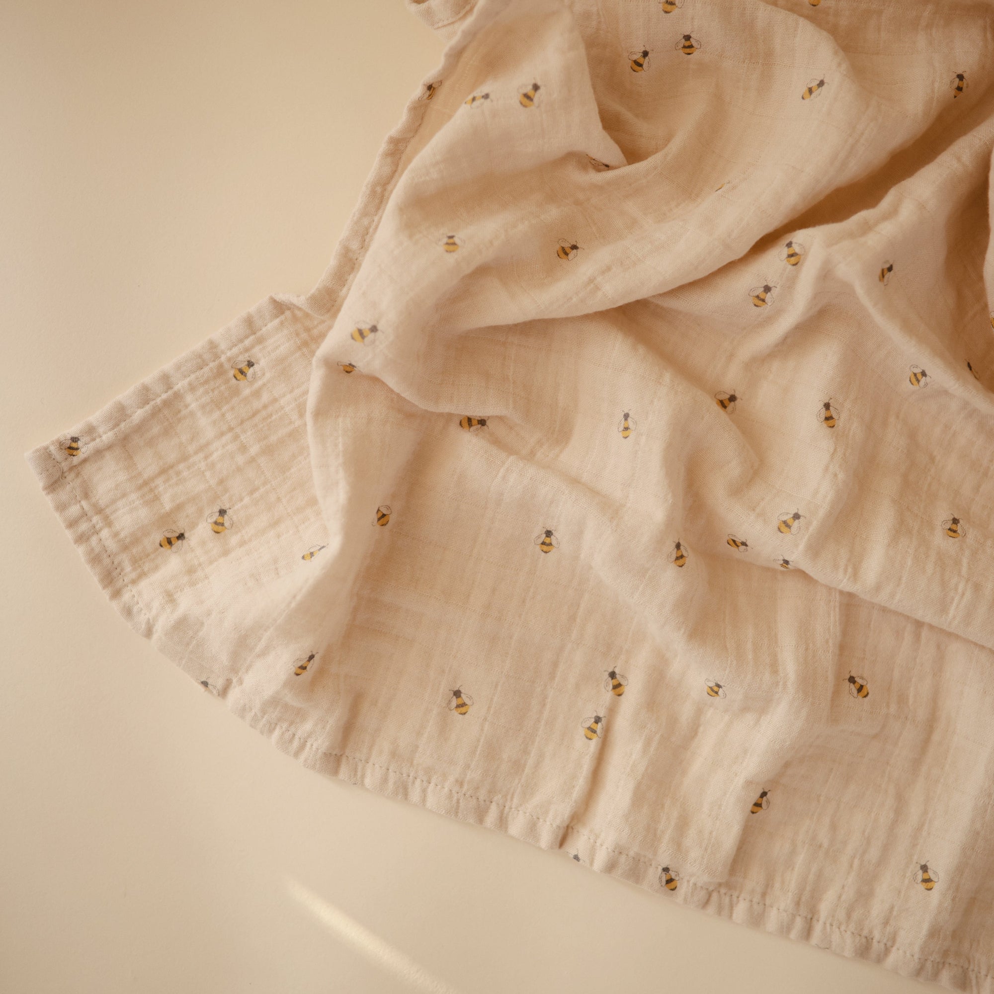 MS-245, Organic Cotton Muslin Swaddle Blanket