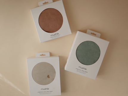 Mushie Stretchy Crib Sheet