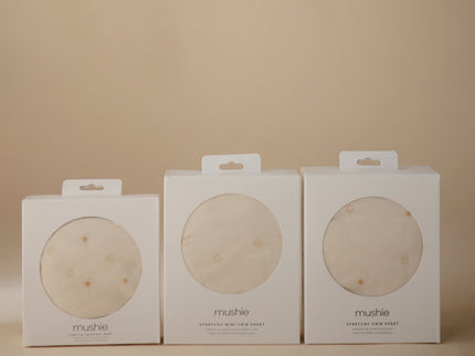 Mushie Stretchy Crib Sheet