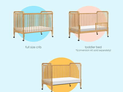 M7391HY,DaVinci,Jenny Lind Stationary Crib in Honey